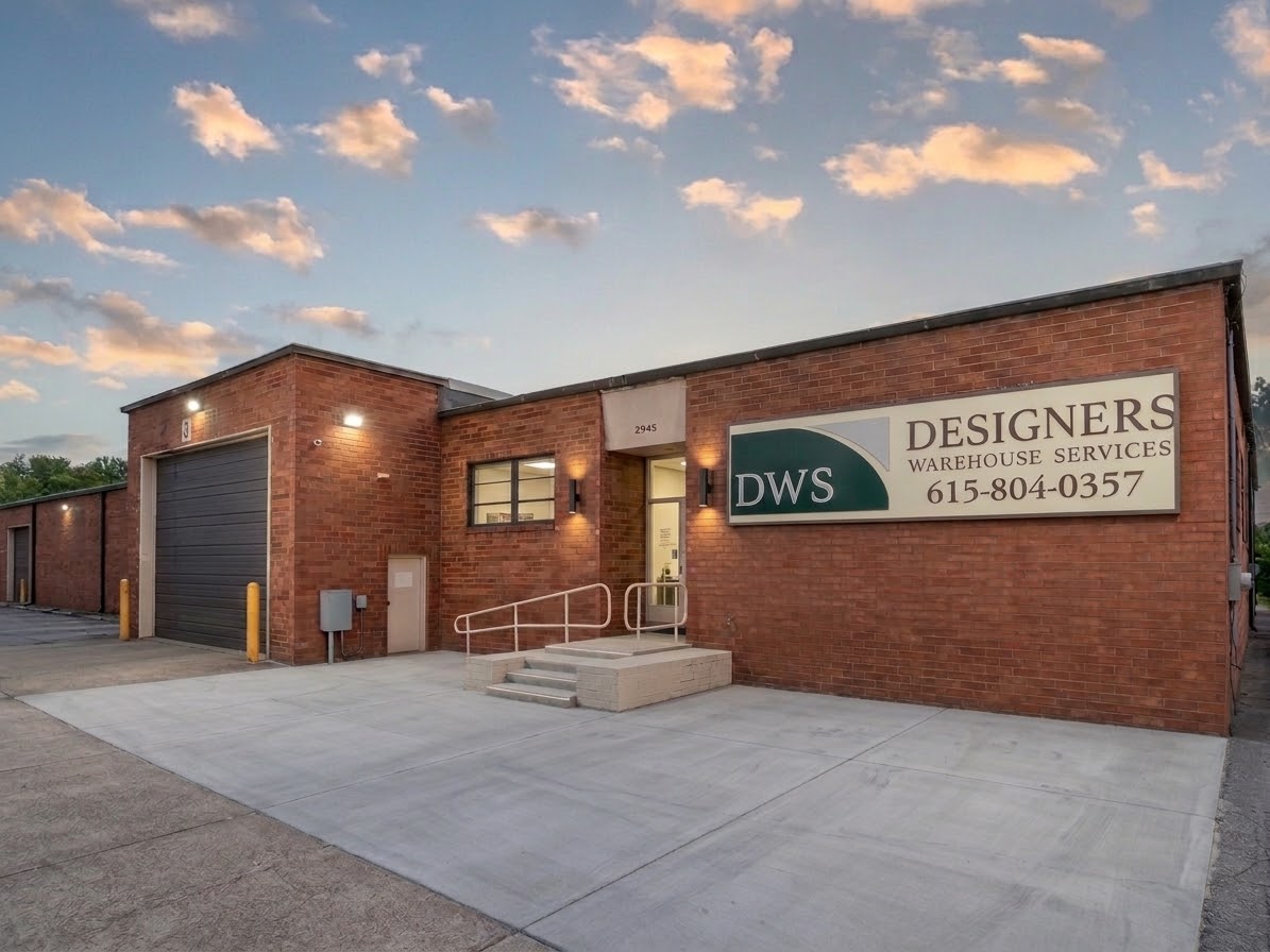 DWS warehouse at golden hour